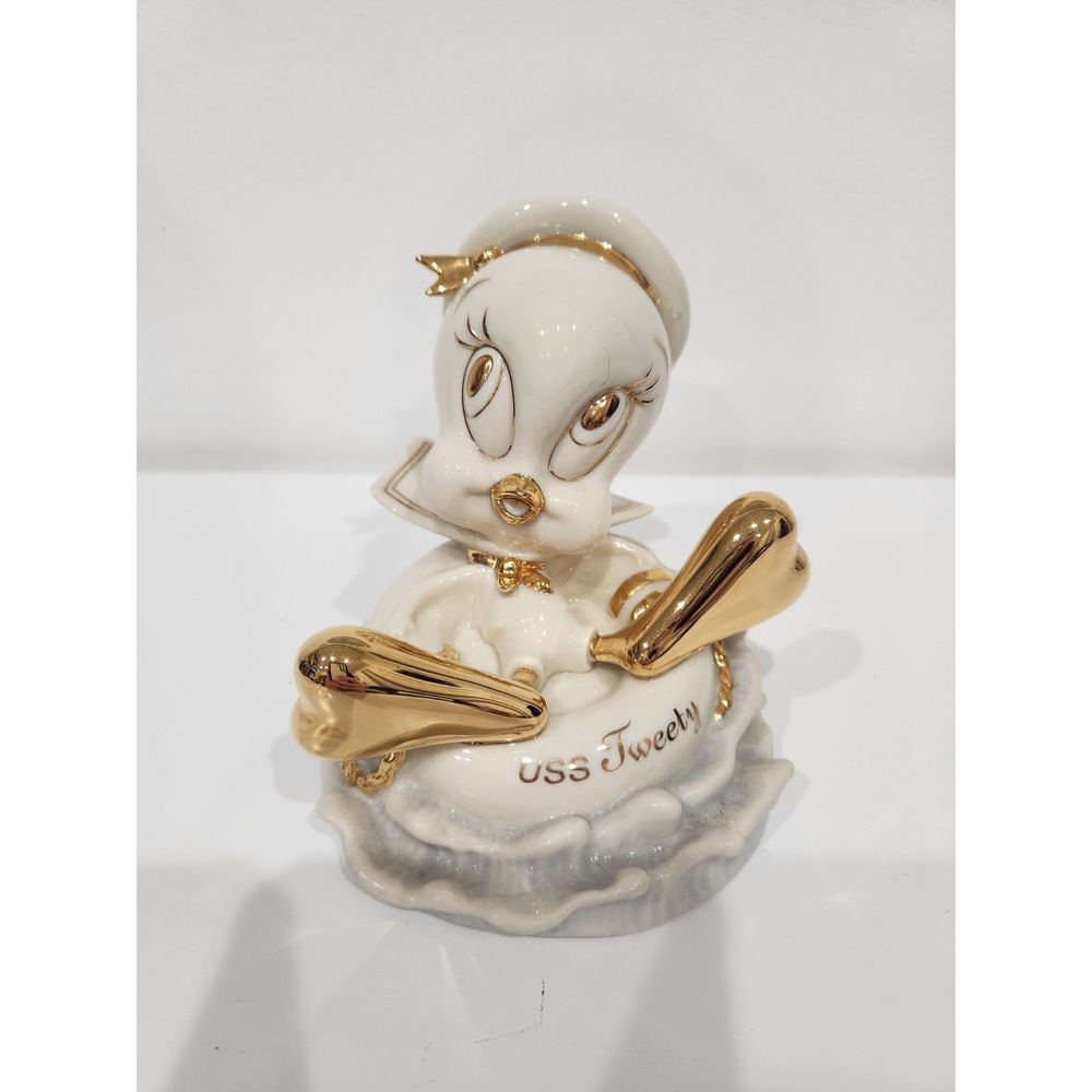 LENOX Porcelain with Gold Trim USS Tweety Figurine FIRST MATE TWEETY 4.8" tall